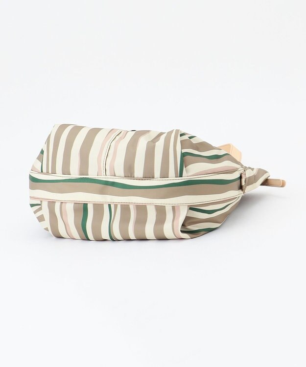 Y'SACCS 【ムック本掲載】ドローイングストライプ　ミニトートバッグ グレージュ