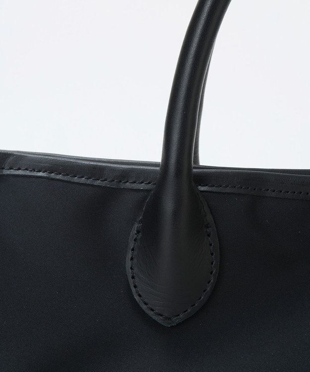 TOPKAPI 【Breath TOPKAPI】ナイロン レザーハンドル シンプル ミニ トートバッグ / 軽量 ブラック