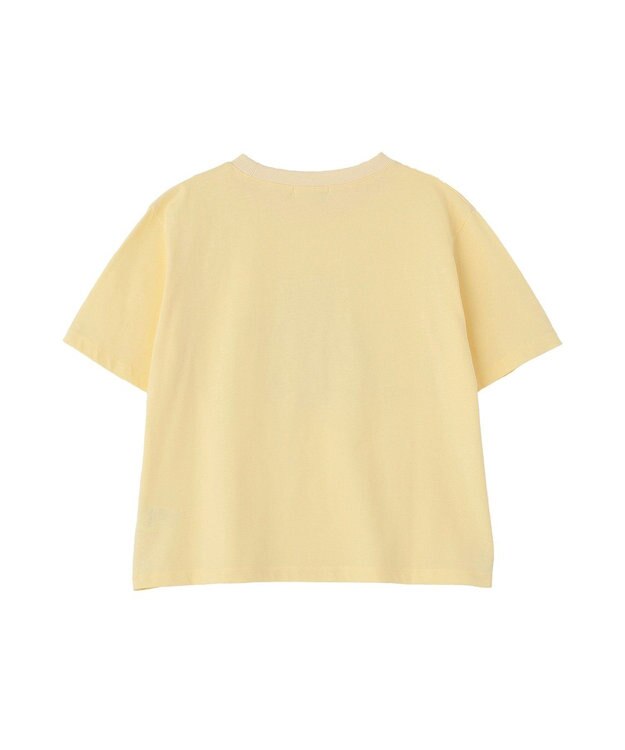 CRAFT STANDARD BOUTIQUE フロッキープリントＴシャツ Light Yellow