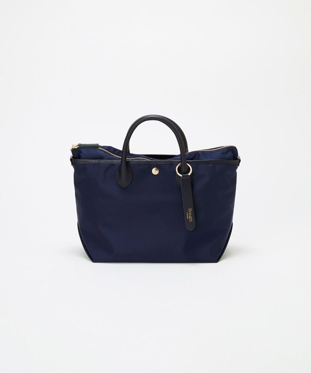 TOPKAPI 【Breath TOPKAPI】ナイロン レザーハンドル シンプル ミニ トートバッグ / 軽量 ネイビー