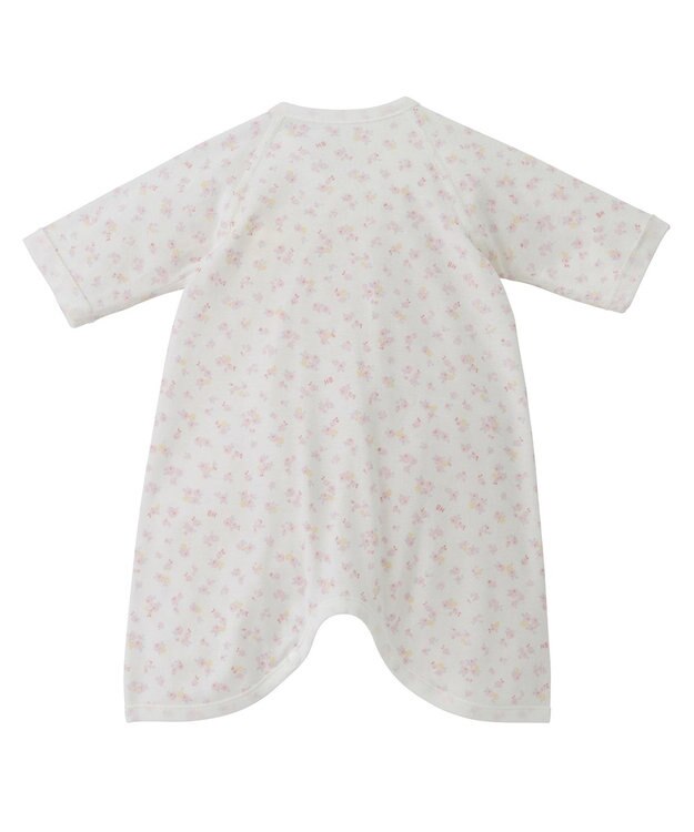 MIKI HOUSE HOT BISCUITS 肌着セット 通年用(総柄) ピンク