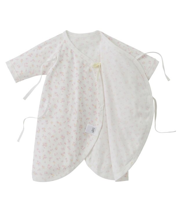 MIKI HOUSE HOT BISCUITS 肌着セット 通年用(総柄) ピンク