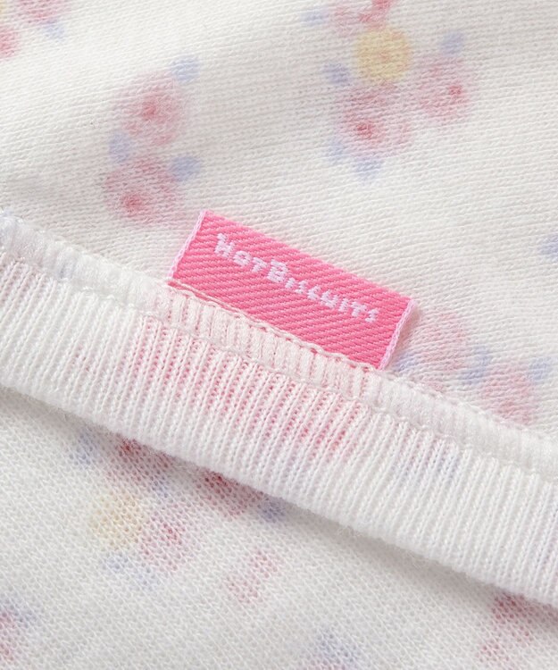 MIKI HOUSE HOT BISCUITS 肌着セット 通年用(総柄) ピンク