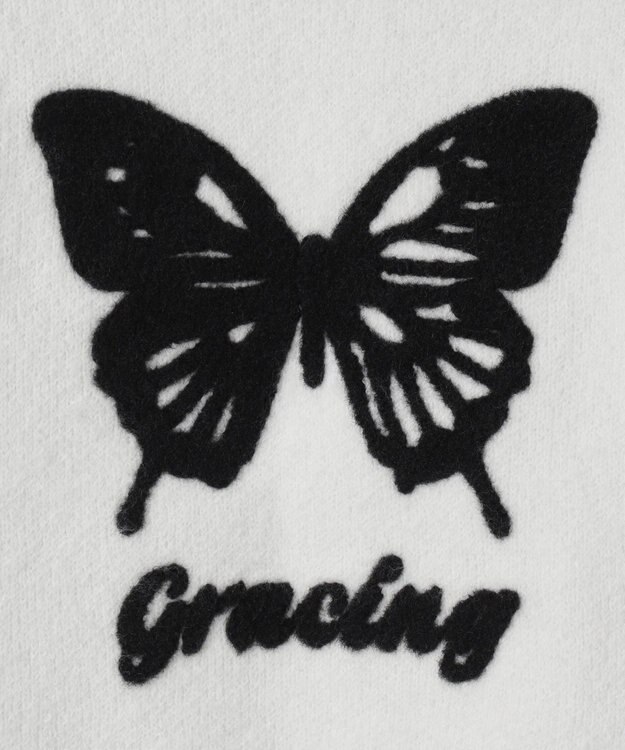 WEGO フラッフィーラグランちびニット ホワイト