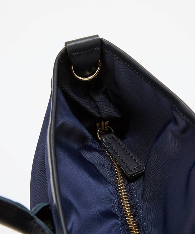 TOPKAPI 【Breath TOPKAPI】ナイロン レザーハンドル シンプル ミニ トートバッグ / 軽量 ネイビー