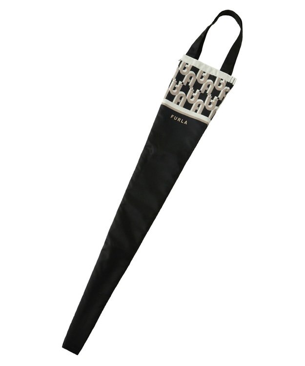 MOONBAT FURLA 傘袋 長折兼用 アーチロゴ／内側吸水生地 ブラック