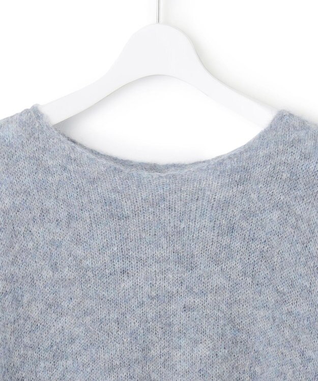 23区 S ブラッシュドアルパカ ニット サックスブルー系