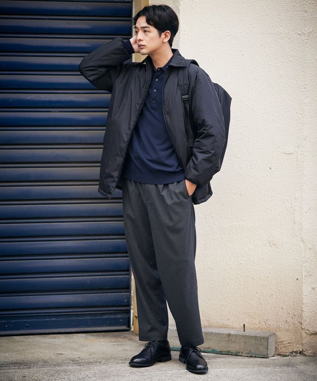 UNFILO MENS 【KAPOK KNOT × UNFILO】ライトネスコート ブラック