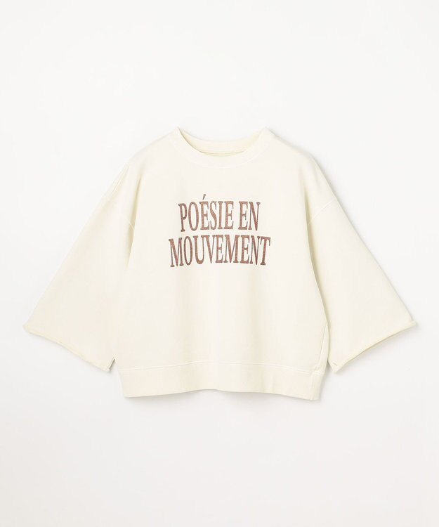 ANY ピグメントロゴスウェット エクリュ