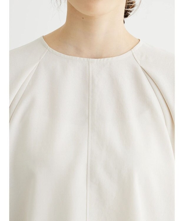 Green Parks 接触冷感　ラグランブラウス Off White