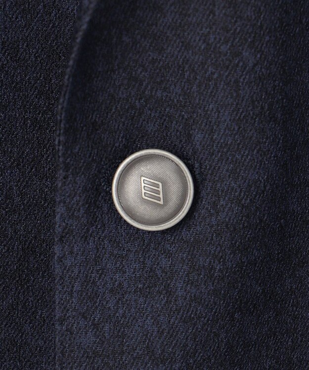 JOSEPH ABBOUD 【キングサイズ・洗える/速乾/防しわ/軽量/ストレッチ/JAPANファブリック】コンフォータブルレース ジャケット ネイビー系