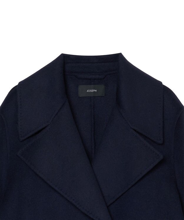 JOSEPH 【WEB＆OUTLET限定】ダブルフェイスウールキャッシュ ショートコート Navy