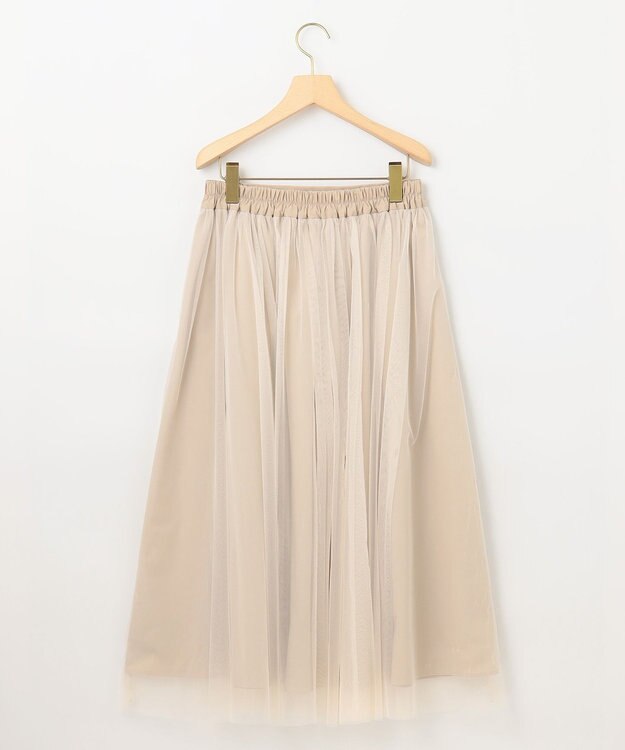 組曲 L 【WEB限定・2SET】シャイニーラメニット×チュールスカート ブラック系