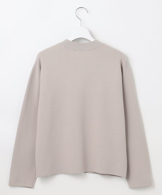 J.PRESS LADIES 【洗える】VIS/PE ROME ニット カーディガン グレージュ系