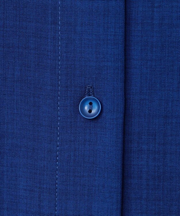 Green Parks 前後２ｗａｙ　ミディ丈タックワンピース Blue