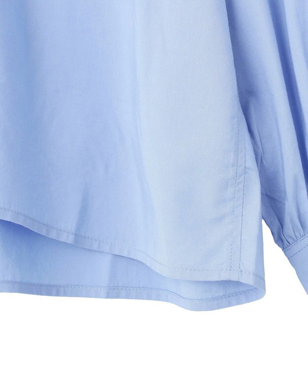 AMERICAN HOLIC フリルVネックブラウス Sax