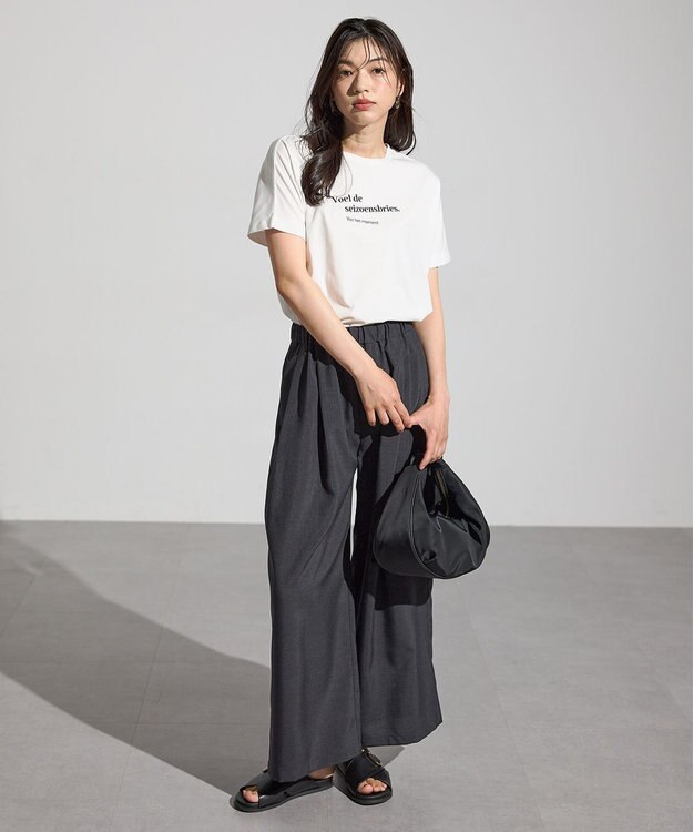 ANY エニィファンクションドルマンスリーブＴシャツ オフ(ロゴ)