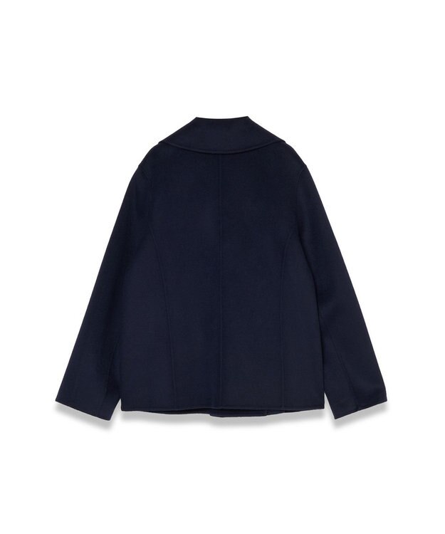 JOSEPH 【WEB＆OUTLET限定】ダブルフェイスウールキャッシュ ショートコート Navy