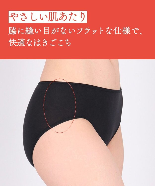 Wing ショーツ 【綿の贅沢オーガニック】 はきこみ丈ふつう EC2100 ウイング／ワコール コン