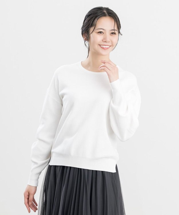 ONWARD Reuse Park 【23区】ニット春夏 ホワイト