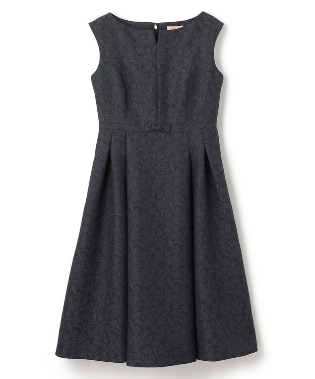 TOCCA 【WEB限定カラーあり】【消臭・洗える】RIBBON LABYRINTH JACQUARD ドレス ブラック系