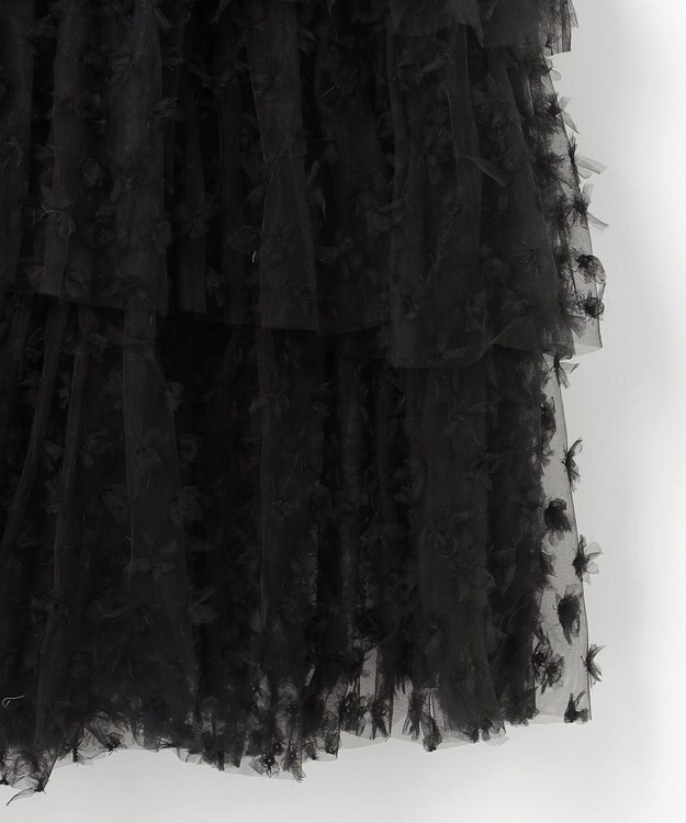 組曲 S 【組曲×setsuko sagittaire】ケーキチュール スカート ブラック系