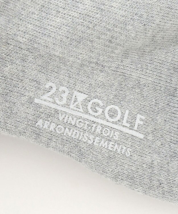 23区GOLF 【MEN】アーガイル柄レギュラーソックス ライトグレー系