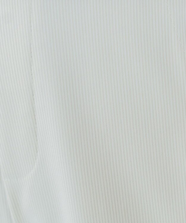 Tiaclasse ストライプストレッチワイドパンツ ベージュストライプ