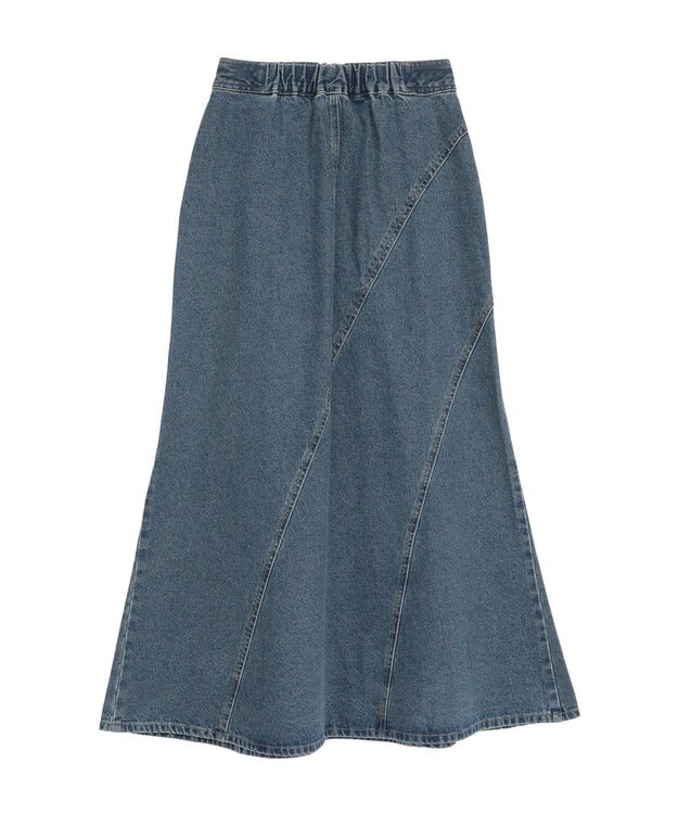 earth music&ecology エスカルゴマーメイドデニムスカート Medium Indigo