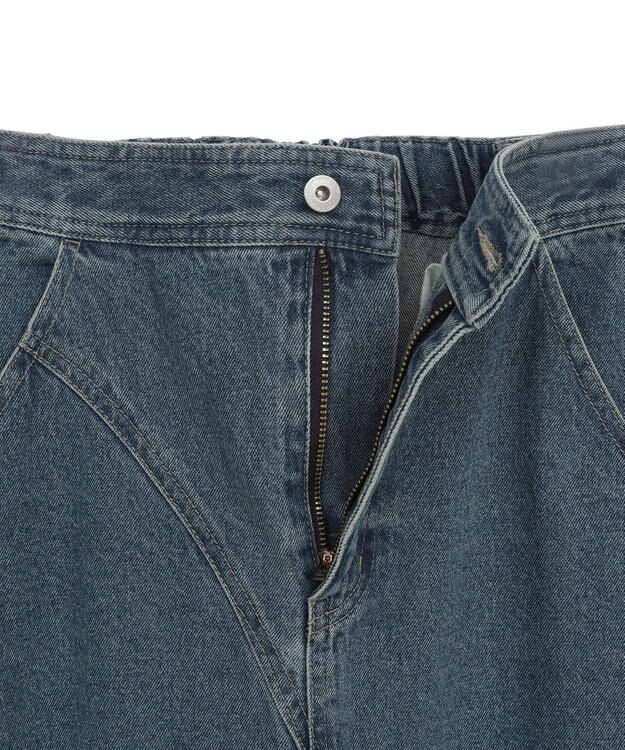 earth music&ecology エスカルゴマーメイドデニムスカート Medium Indigo