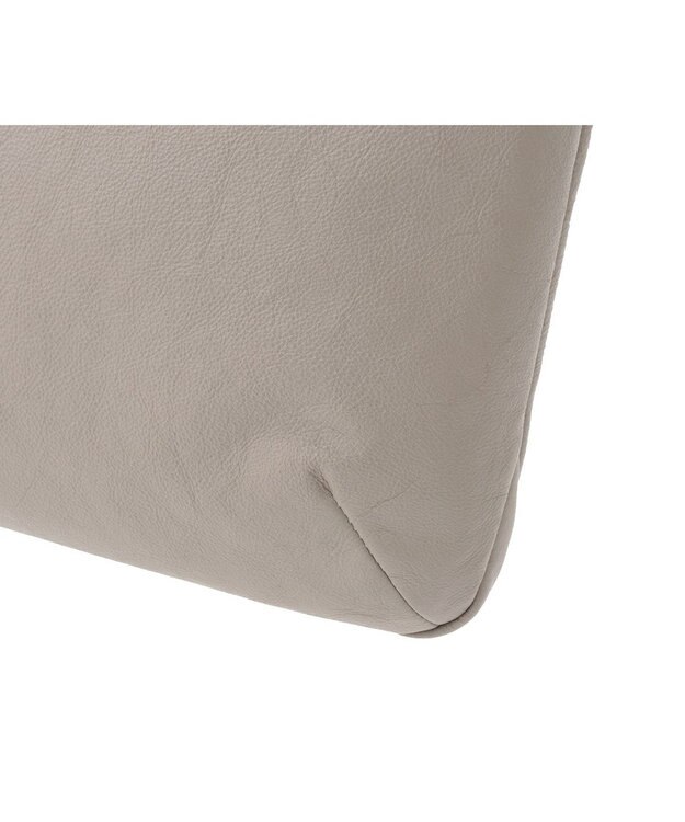 genten フェザートートバッグ　2wayショルダーバッグ ライトグレー