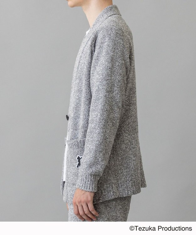 JOSEPH HOMME 鉄腕アトム×JOSEPH HOMME　ONE POINT BOA KNIT CARDIGAN ライトグレー系