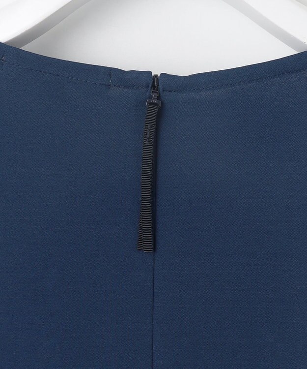 自由区 S 【接触冷感・UVカット・吸水速乾・抗菌防臭・洗える】ハイカウントモクロディ ワンピース コバルトブルー