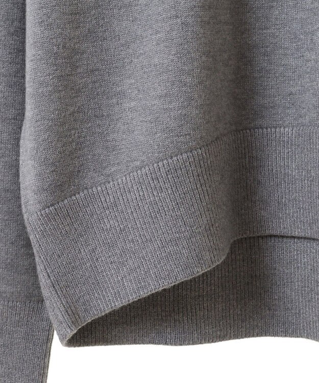 AMERICAN HOLIC バイパチカフタンネックラグランニットプルオーバー Gray Mixture