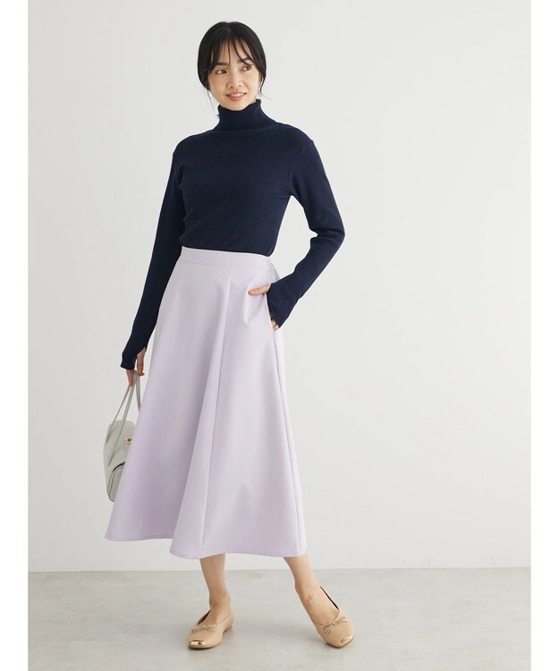 Green Parks もちやわ　タートルプルオーバー Lavender