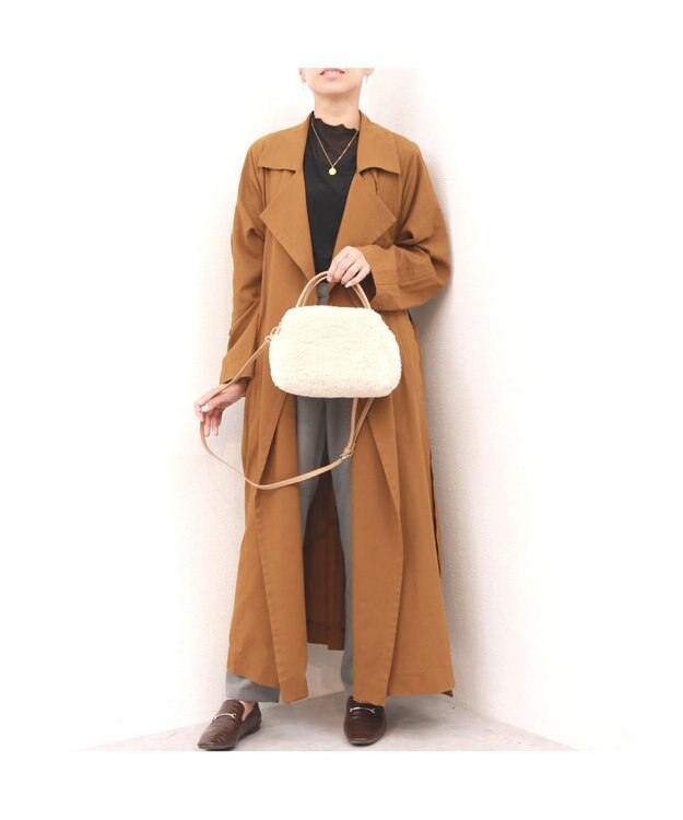 UNBILLION カシュカシュ cachecache / ボアボックスミニトートバッグ アイボリー