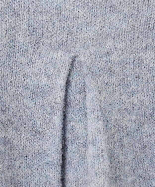 23区 S ブラッシュドアルパカ ニット サックスブルー系