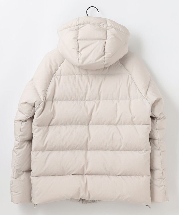 JOSEPH ABBOUD MOUNTAIN 【サステナブル/軽量/7ポケット/JAPANファブリック】ライトナイロンワッシャーアウトドア ダウンブルゾン アイボリー系