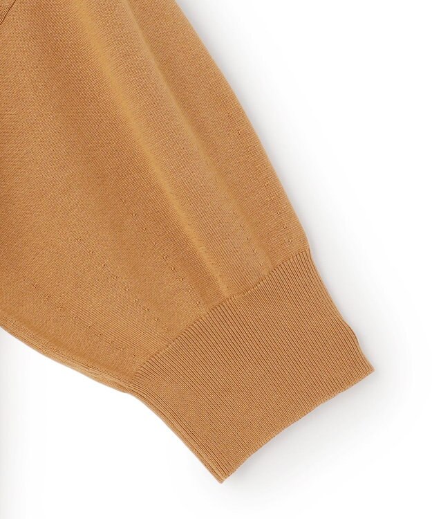 23区 【先行予約】キュプラコットン プルオーバー ニット キャメル系