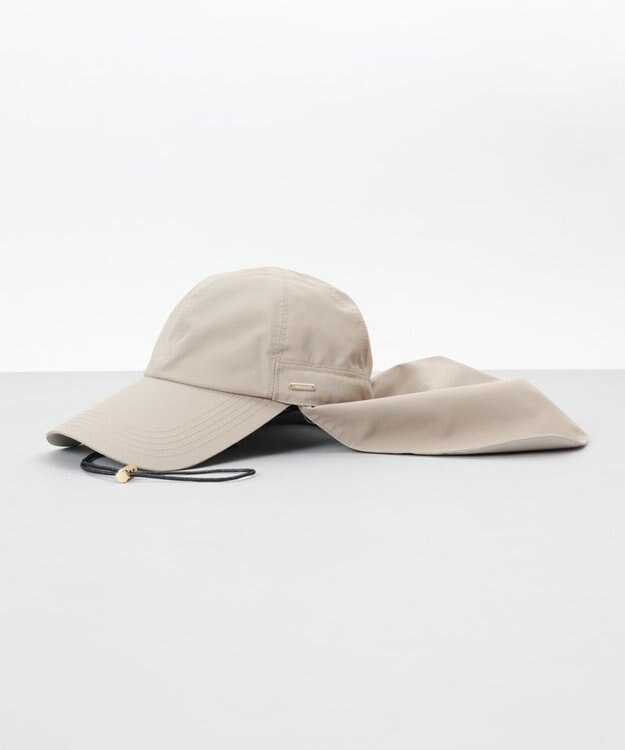 AURORA 【 Beaurance （ビューランス）】サマーシールドタレ付きはっ水キャップ ベージュ