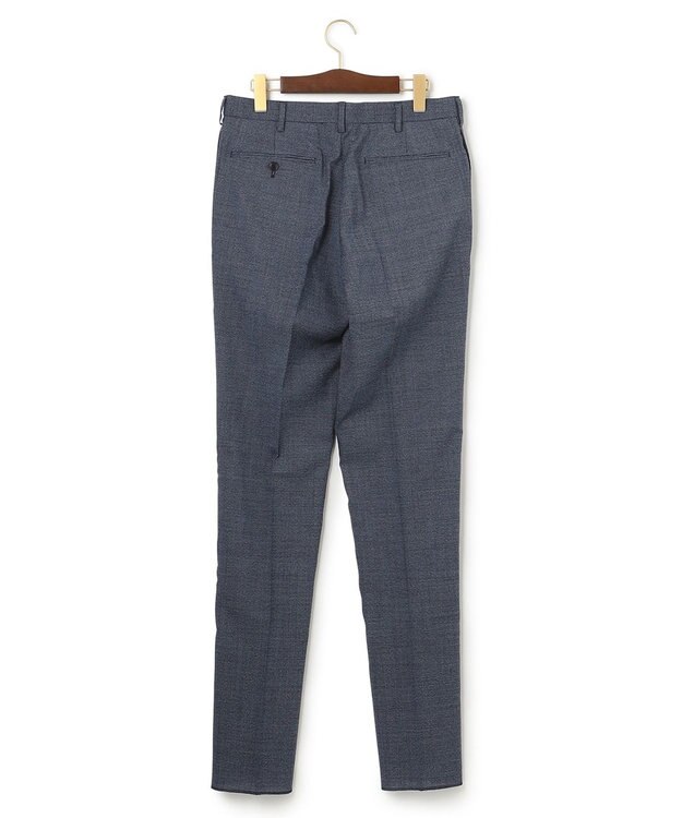 J.PRESS MEN 【J.PRESS BASIC】ペピンメリノコンフォート ストレッチムリネ ハウンドトゥース スラックス ブルー系8