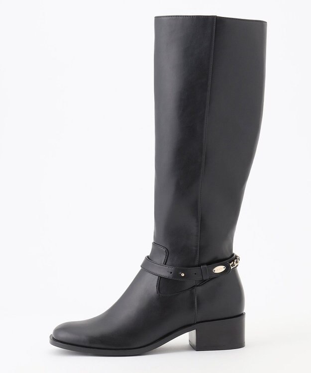 TOCCA BACK CHAIN LONGBOOTS ロングブーツ ブラック系