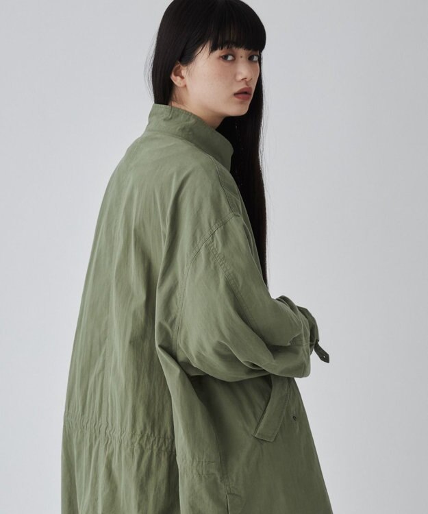 WEGO 【ユニセックス着用ITEM】サイドスリットモッズコート カーキ