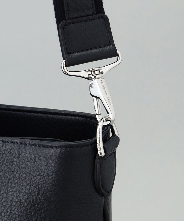 GOTAIRIKU 日本製【PELLE MORBIDA】2WAY シュリンクレザートートバッグ ネイビー系