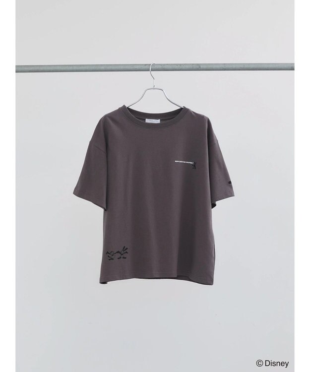 Green Parks オズワルド／バックプリント半袖ＴＥＥ Charcoal Gray