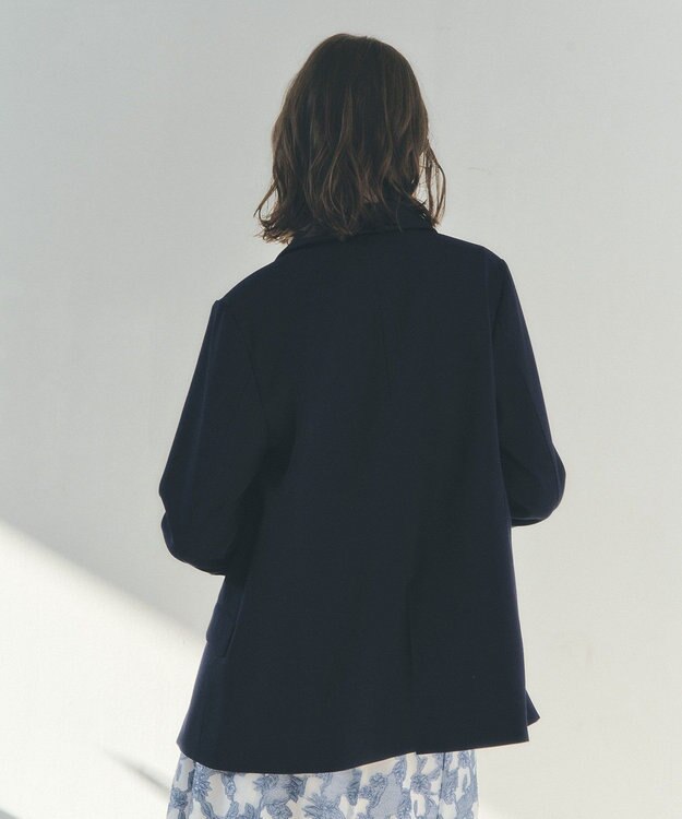 YECCA VECCA 金釦テーラードジャケット Navy