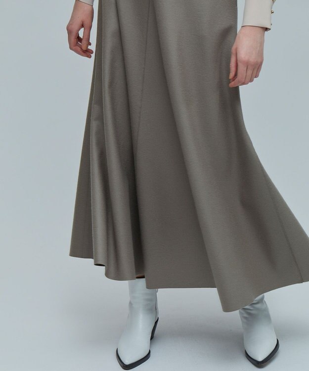 BEIGE， 【S-size】CORBY / フレアスカート Taupe