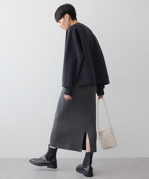 AMERICAN HOLIC サイドスリットポンチプルオーバー Black