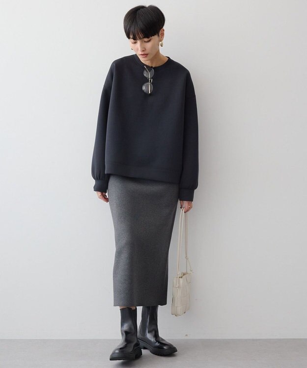 AMERICAN HOLIC サイドスリットポンチプルオーバー Black