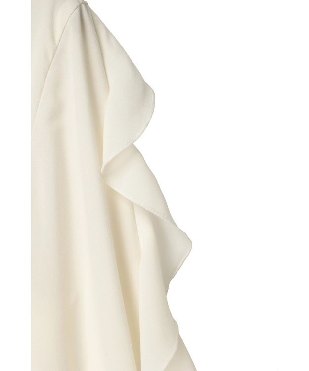 earth music&ecology ドッキングフリルシャツ見えプルオーバー Ivory